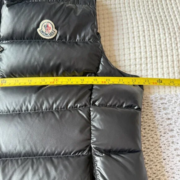 Moncler Women's Ghany Black Down Vest (Size 3XL Near Pefect Condition) - Picture 13 of 16